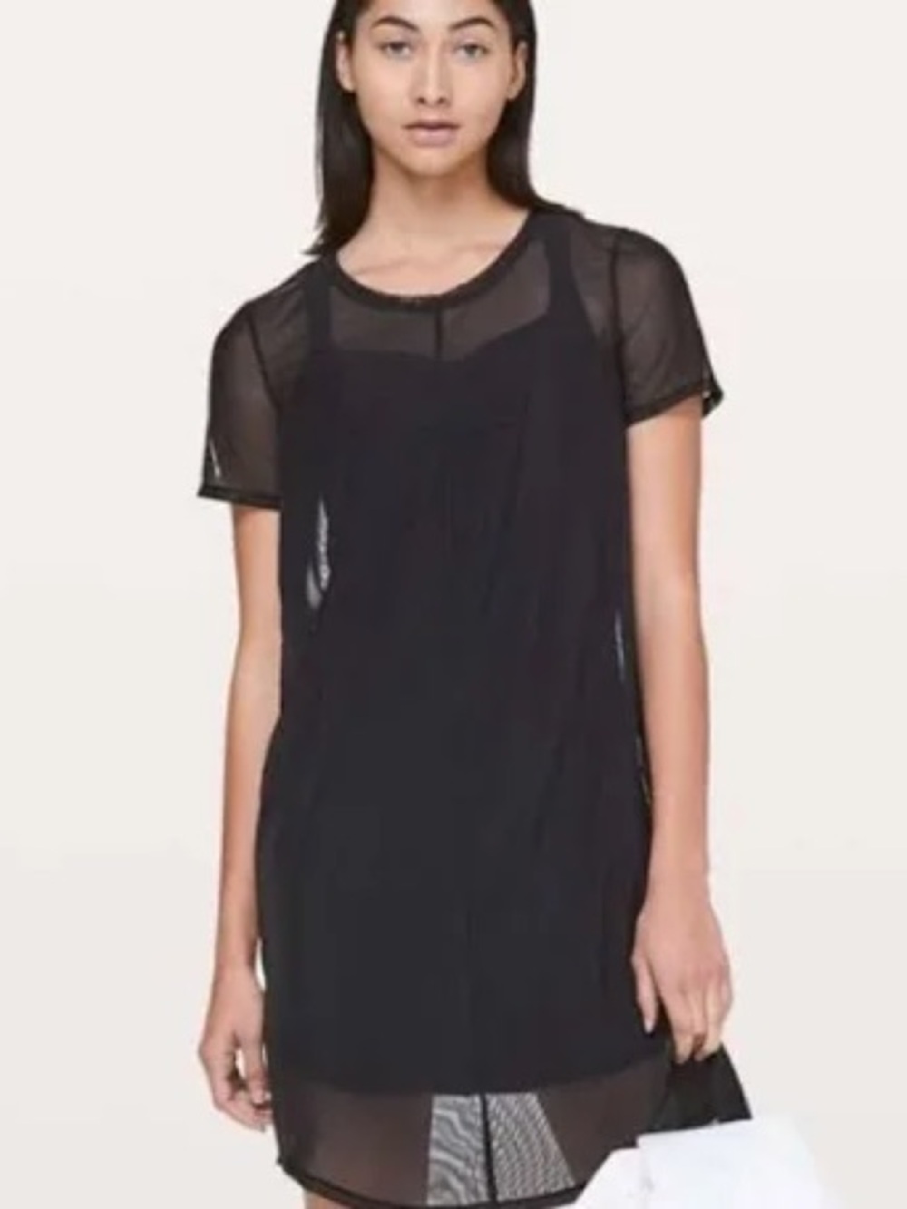 Lululemon ready to reach mesh dress with slip